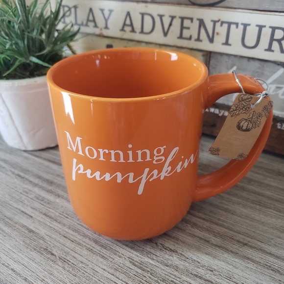 Spooky Lane Mugs Other - LAST 1! NEW Spooky Lane Morning Pumpkin Orange Mug